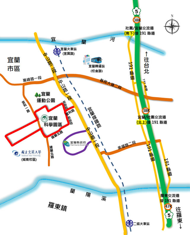 宜蘭場次地圖